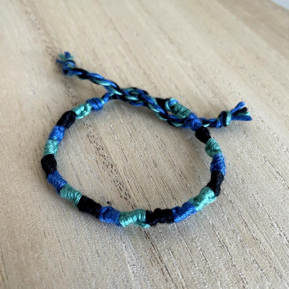 Malaya Bracelet, anklet, trendy, comfortable, tie, embroidery thread, woven, gif